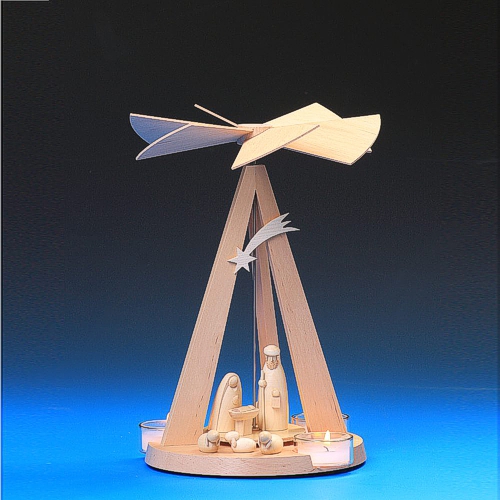 Mini-Delta, Pyramide mit Christi Geburt - 26 cm