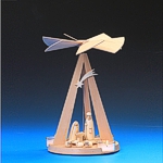 Mini-Delta, Pyramide mit Christi Geburt - 26 cm